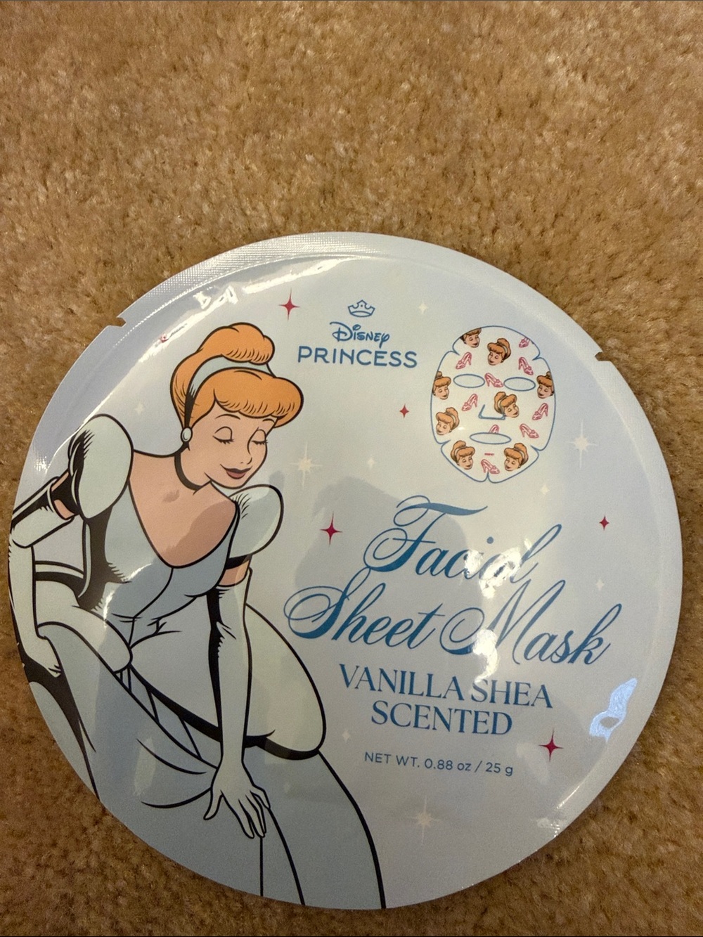 Princess Cinderella Face Mask